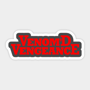 Venom'd Vengeance Red Sticker